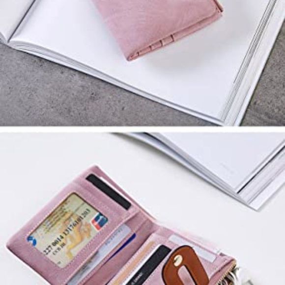 ✨✨BRAND NEW Women's Small Bifold Leather Wallet All Match Fashion Zipper… - Picture 5 of 6